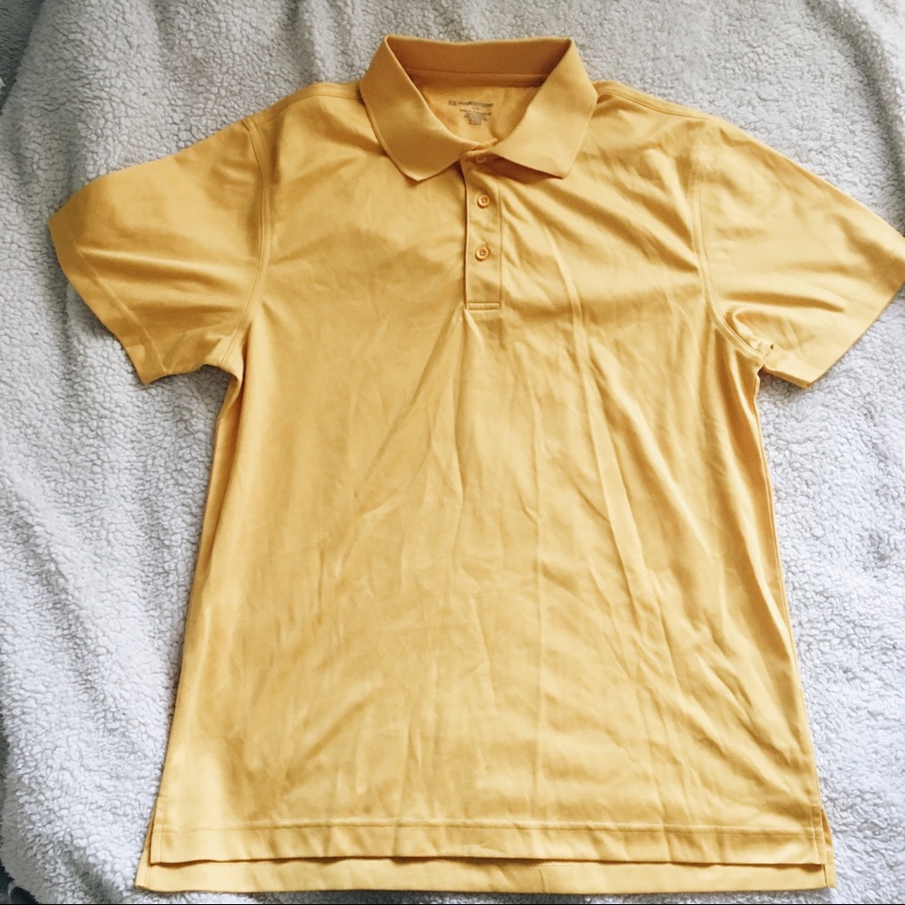 YELLOW COLLARD SHIRT